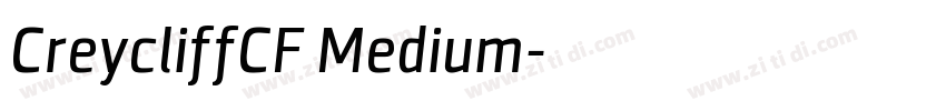 CreycliffCF Medium字体转换